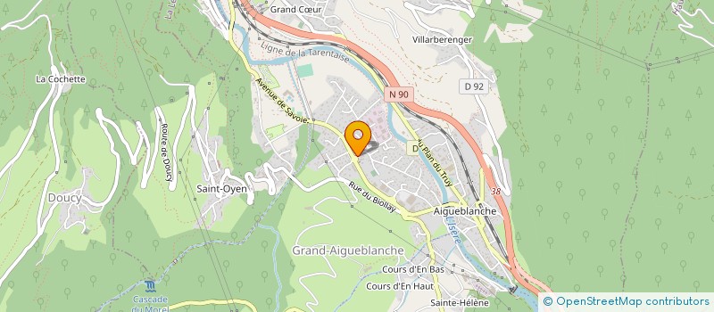 localisation de l'entreprise MONSIEUR ANDRE RUBIN à GRAND-AIGUEBLANCHE