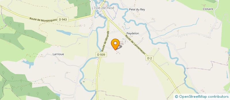 localisation de l'entreprise MONSIEUR ANDRE SABATHIER  L'ISLE-DE-NOE