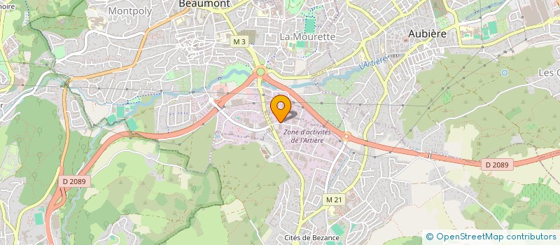 localisation de l'entreprise MONSIEUR ANDRE SABATIER  ROMAGNAT