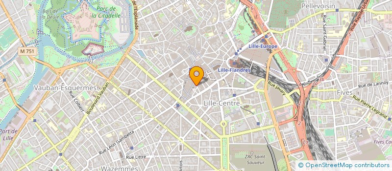 localisation de l'entreprise MONSIEUR ANDRE SABO à LILLE