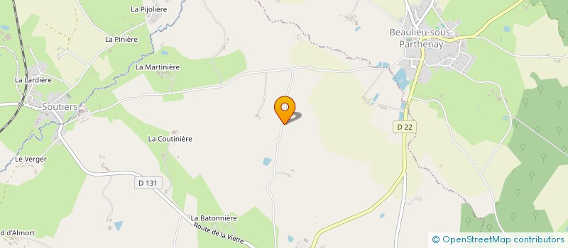 localisation de l'entreprise MONSIEUR ANDRE SABOUREAU  VOUHE