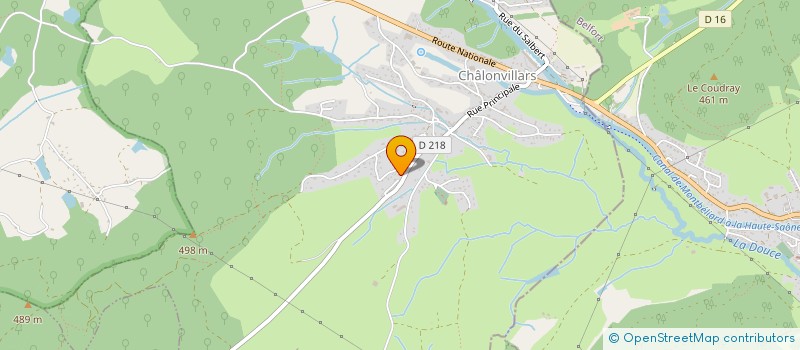 localisation de l'entreprise MONSIEUR ANDRE SACHET  CHALONVILLARS