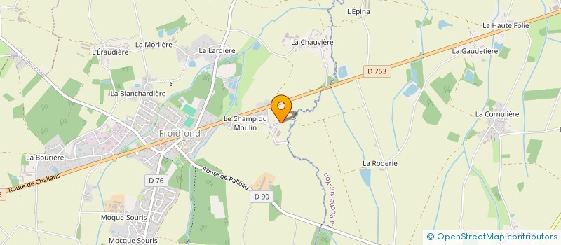 localisation de l'entreprise MONSIEUR ANDRE SACHOT  FROIDFOND