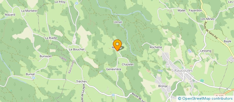 localisation de l'entreprise MONSIEUR ANDRE SAGNOL  MONTFAUCON-EN-VELAY