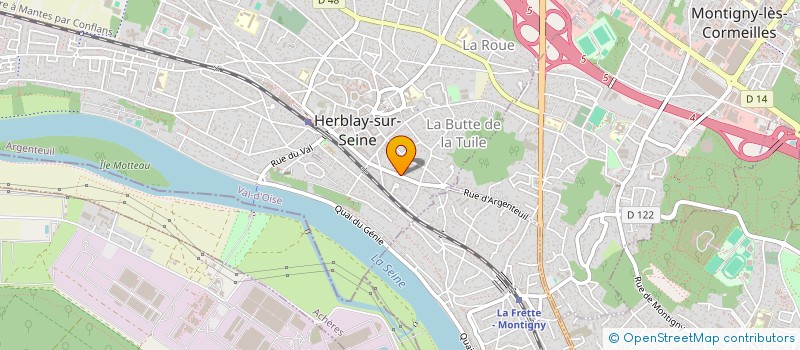 localisation de l'entreprise MONSIEUR ANDRE SALON  HERBLAY-SUR-SEINE