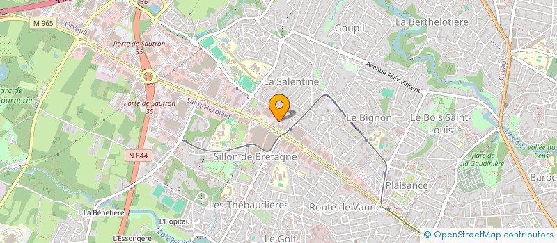 localisation de l'entreprise MONSIEUR ANDRE SALOU à ORVAULT