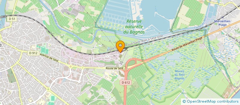 localisation de l'entreprise MONSIEUR ANDRE SALUSTIANO  AGDE