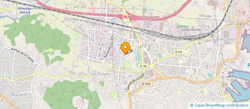 localisation de l'entreprise MONSIEUR ANDRE SALVADOR  LA SEYNE SUR MER