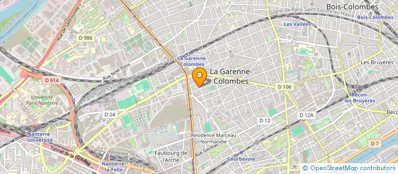 localisation de l'entreprise MONSIEUR ANDRE SAMAK à LA GARENNE-COLOMBES