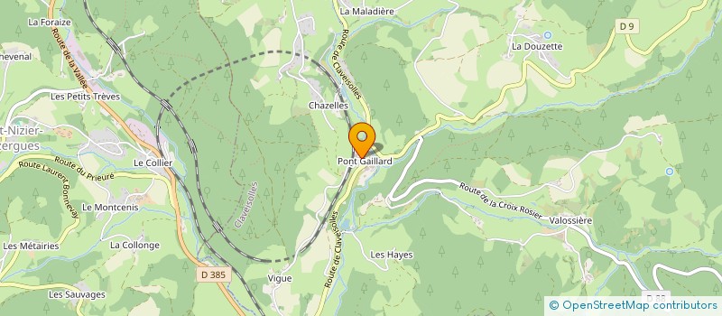 localisation de l'entreprise MONSIEUR ANDRE SAMBARDIER  CLAVEISOLLES