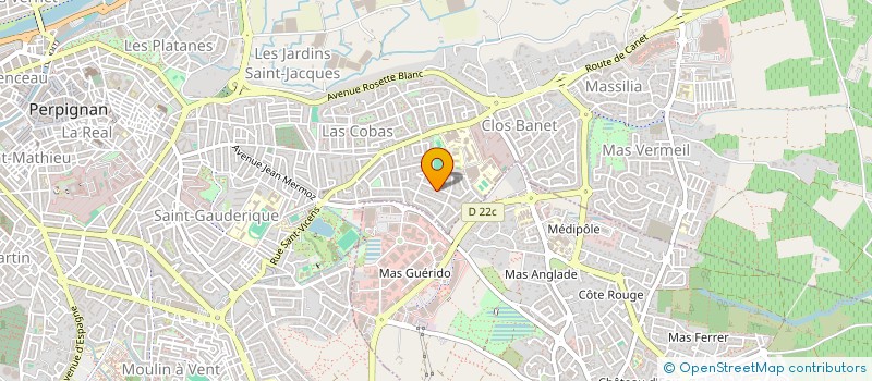 localisation de l'entreprise MONSIEUR ANDRE SANCHEZ à PERPIGNAN