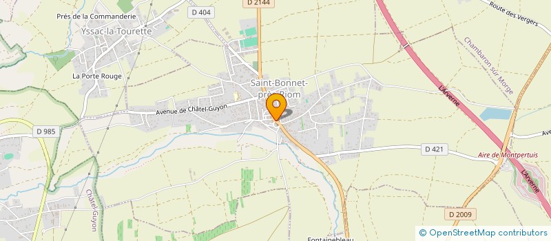 localisation de l'entreprise MONSIEUR ANDRE SANDOULY à SAINT-BONNET-PRES-RIOM