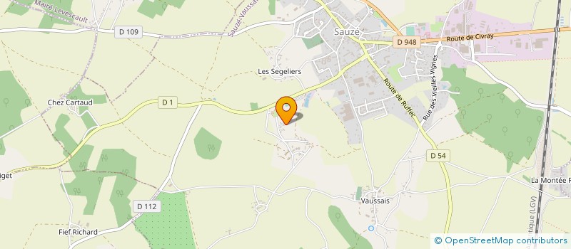 localisation de l'entreprise MONSIEUR ANDRE SANSAULT  CLUSSAIS-LA-POMMERAIE