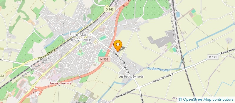 localisation de l'entreprise MONSIEUR ANDRE SANTIAGO  SAINT-MARCEL-LES-VALENCE