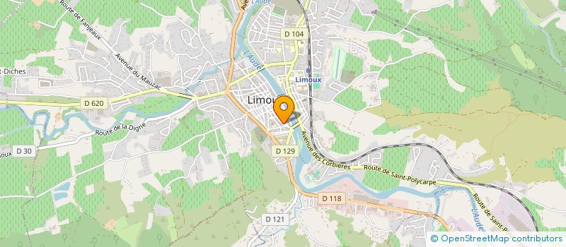 localisation de l'entreprise MONSIEUR ANDRE SANTINI  MALVIES