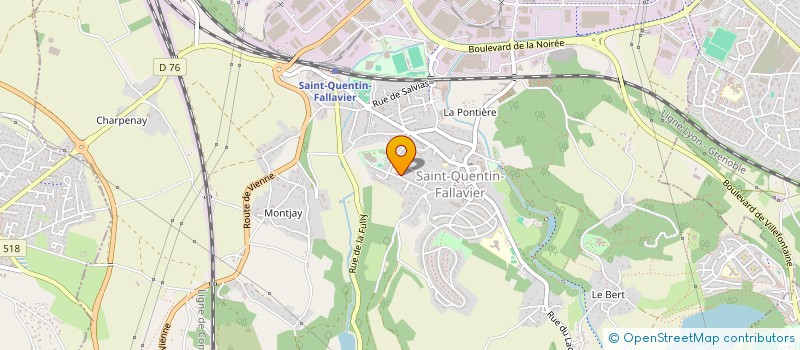 localisation de l'entreprise MONSIEUR ANDRE SANTOS POLIDO  SAINT-QUENTIN-FALLAVIER