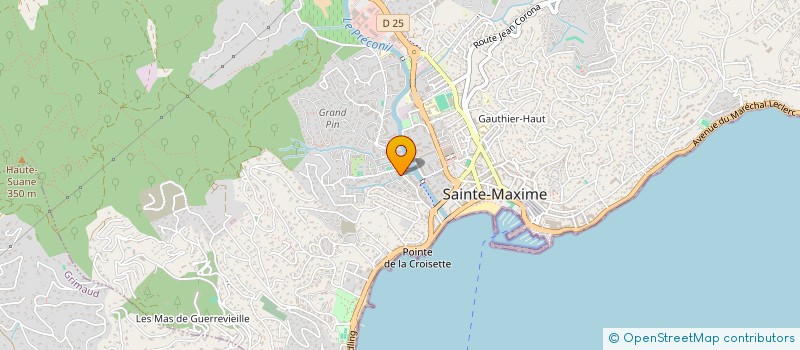 localisation de l'entreprise MONSIEUR ANDRE SAUMIER à SAINTE-MAXIME