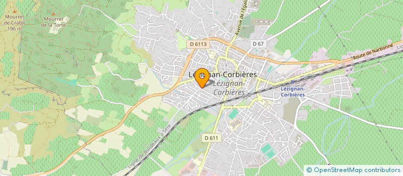 localisation de l'entreprise MONSIEUR ANDRE SAURA  LEZIGNAN-CORBIERES
