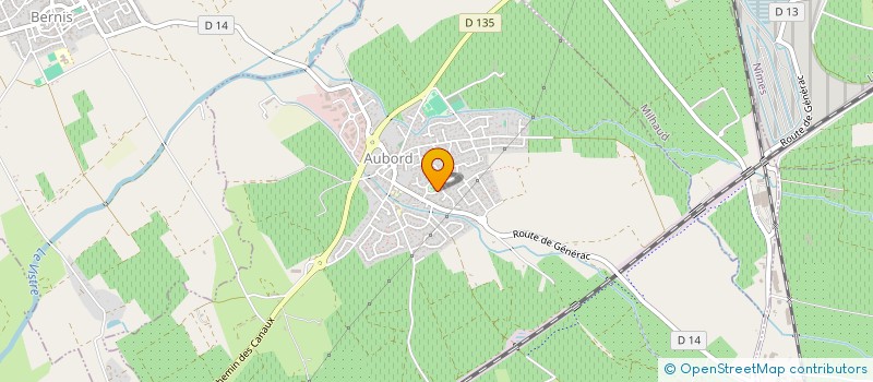 localisation de l'entreprise MONSIEUR ANDRE SAUTIERE  UCHAUD