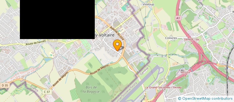 localisation de l'entreprise MONSIEUR ANDRE SAUVAT à FERNEY-VOLTAIRE