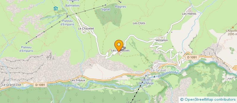 localisation de l'entreprise MONSIEUR ANDRE SAUVEBOIS  LA GRAVE