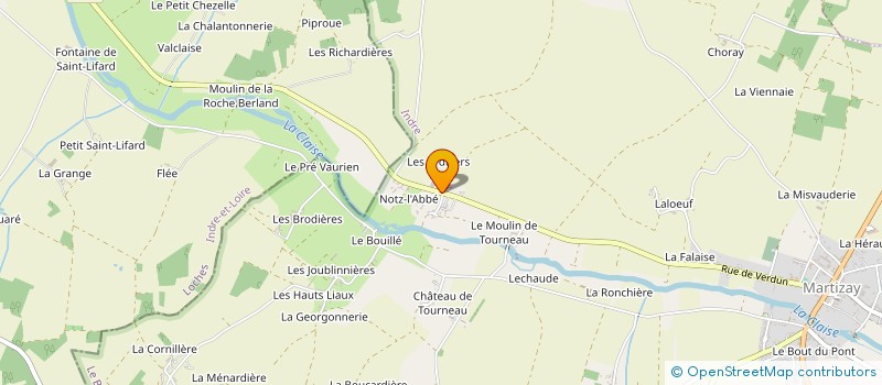 localisation de l'entreprise MONSIEUR ANDRE SAUVESTRE à MARTIZAY
