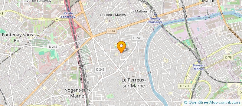 localisation de l'entreprise MONSIEUR ANDRE SAVIDAN à LE PERREUX-SUR-MARNE