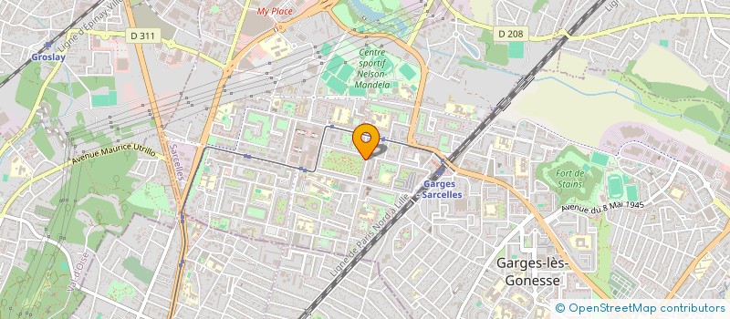 localisation de l'entreprise MONSIEUR ANDRE SAYAD  SARCELLES