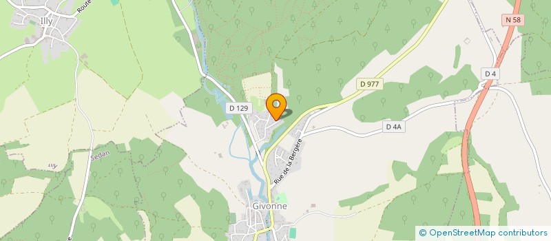 localisation de l'entreprise MONSIEUR ANDRE SAYER  GIVONNE