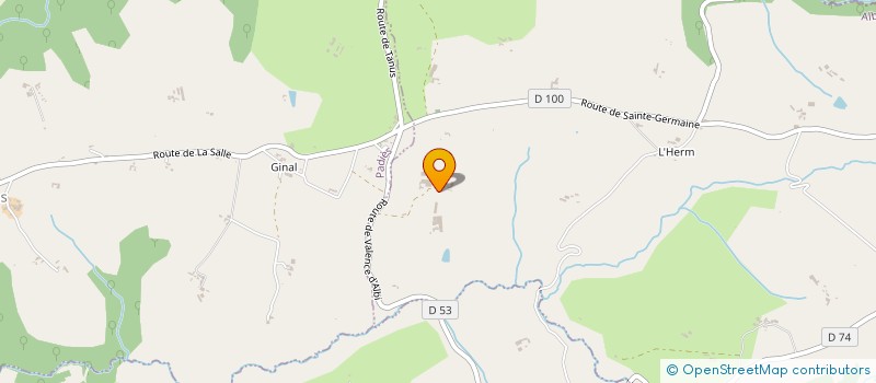 localisation de l'entreprise MONSIEUR ANDRE SAYSSET  FAUSSERGUES