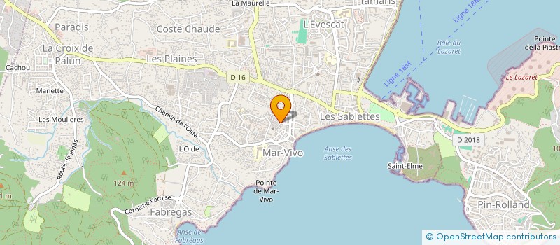 localisation de l'entreprise MONSIEUR ANDRE SCARPELLINI à LA SEYNE-SUR-MER
