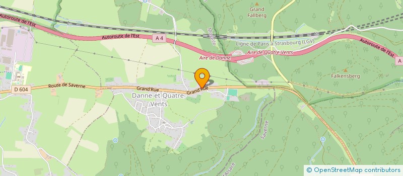 localisation de l'entreprise MONSIEUR ANDRE SCHEFFLER  DANNE-ET-QUATRE-VENTS