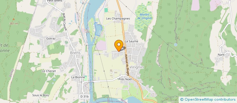 localisation de l'entreprise MONSIEUR ANDRE SCHEID  VIRIGNIN