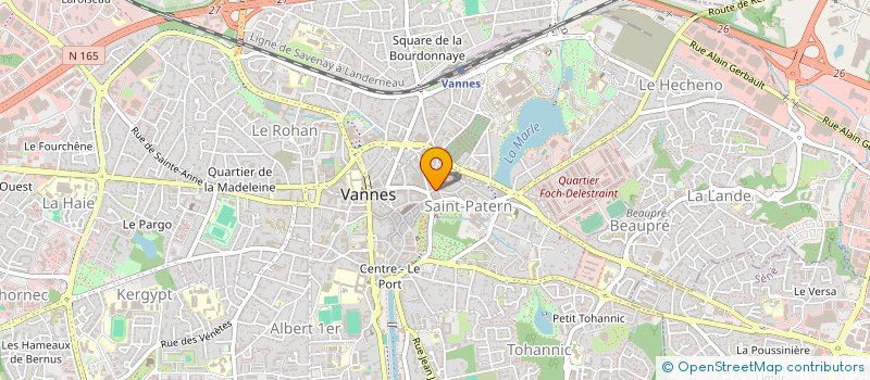 localisation de l'entreprise MONSIEUR ANDRE SCHERB à VANNES