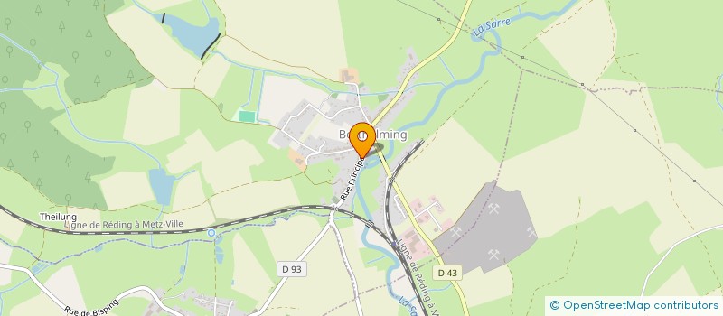 localisation de l'entreprise MONSIEUR ANDRE SCHERTZ  BERTHELMING