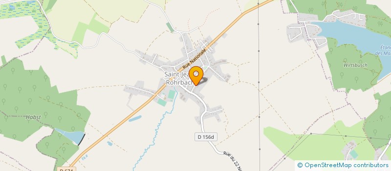 localisation de l'entreprise MONSIEUR ANDRE SCHWARTZ  SAINT-JEAN-ROHRBACH