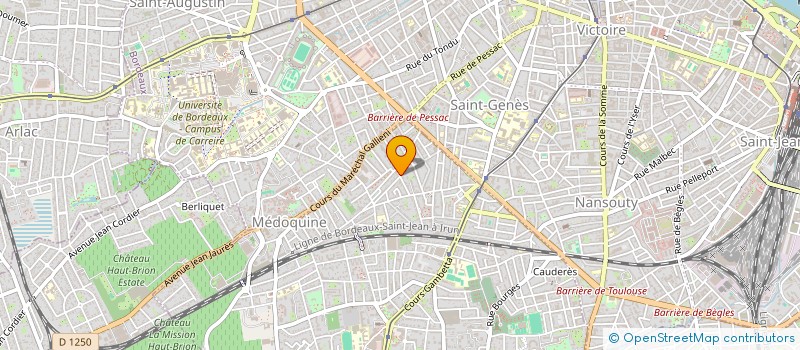 localisation de l'entreprise MONSIEUR ANDRE SCOTTO  TALENCE