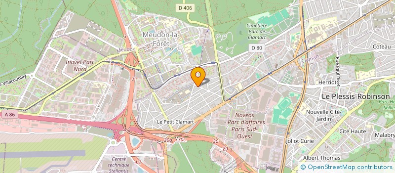 localisation de l'entreprise MONSIEUR ANDRE SECQ à CLAMART
