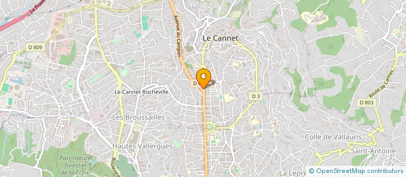 localisation de l'entreprise MONSIEUR ANDRE SEGUY à LE CANNET