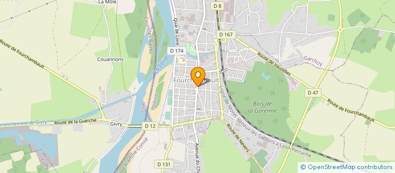 localisation de l'entreprise MONSIEUR ANDRE SEGYO à FOURCHAMBAULT
