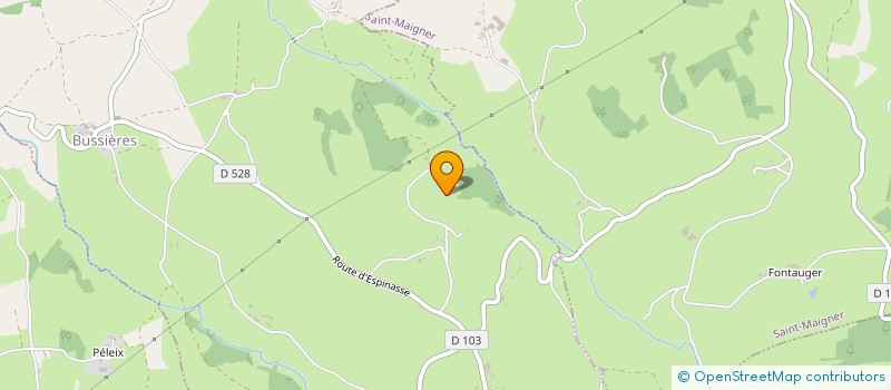 localisation de l'entreprise MONSIEUR ANDRE SEMONSUT  BUSSIERES