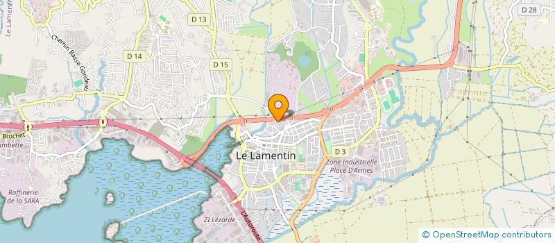 localisation de l'entreprise MONSIEUR ANDRE SENERON à LE LAMENTIN