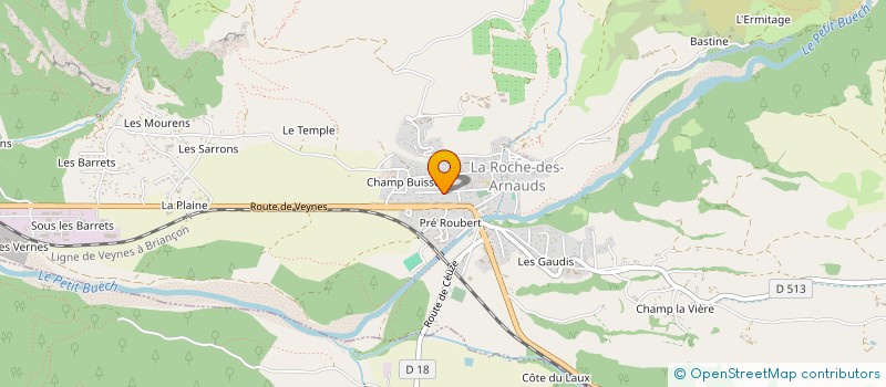 localisation de l'entreprise MONSIEUR ANDRE SERAFIM TOME  LA ROCHE-DES-ARNAUDS