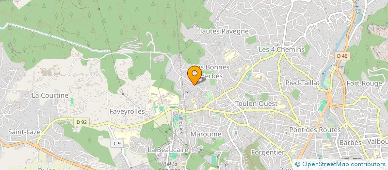 localisation de l'entreprise MONSIEUR ANDRE SERFATY à TOULON