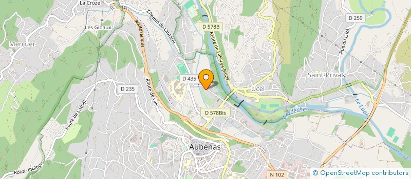 localisation de l'entreprise MONSIEUR ANDRE SERRE à AUBENAS