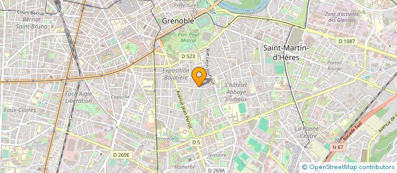 localisation de l'entreprise MONSIEUR ANDRE SERVANT à GRENOBLE