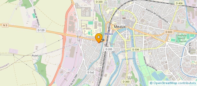 localisation de l'entreprise MONSIEUR ANDRE SERVANT  VILLENOY