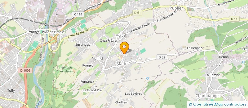localisation de l'entreprise MONSIEUR ANDRE SETBOUNE à MARIN