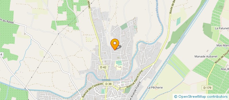 localisation de l'entreprise MONSIEUR ANDRE SICCARDI  SAINT-GILLES