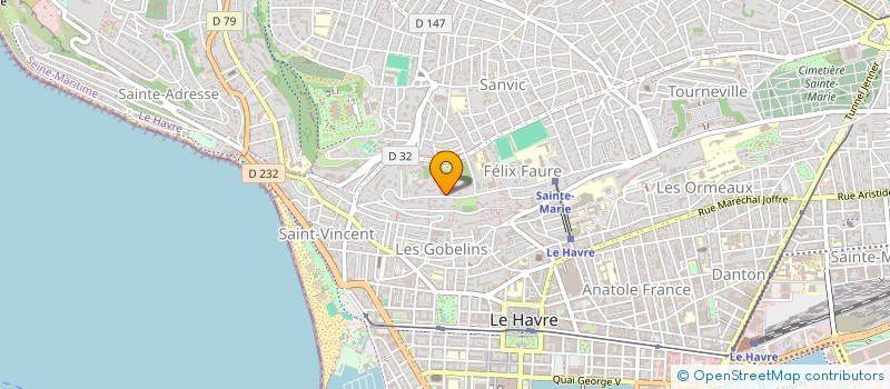 localisation de l'entreprise MONSIEUR ANDRE SIEFRIDT  LE HAVRE